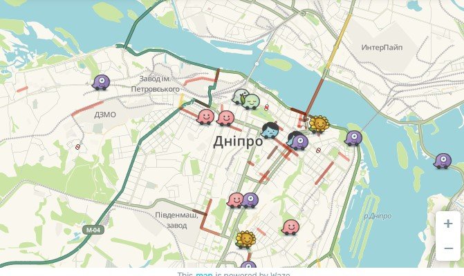 Из-за приезда Гройсмана в Днепре могут быть пробки 1