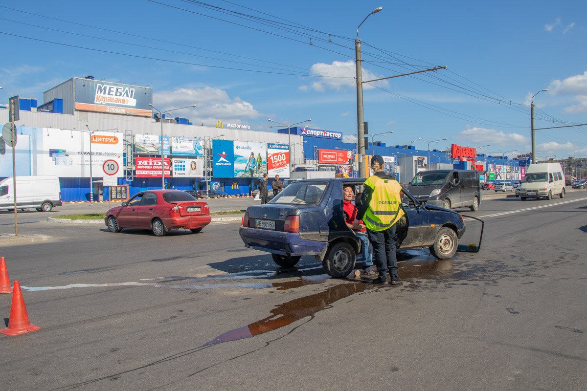 Авария произошла приблизительно в 14:20