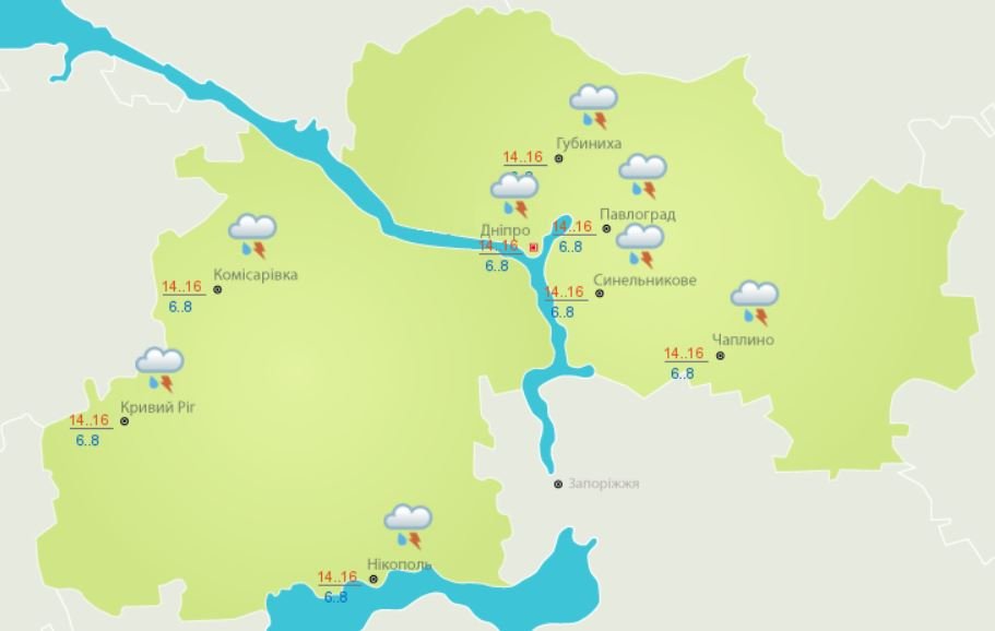 Данные гидрометцентра