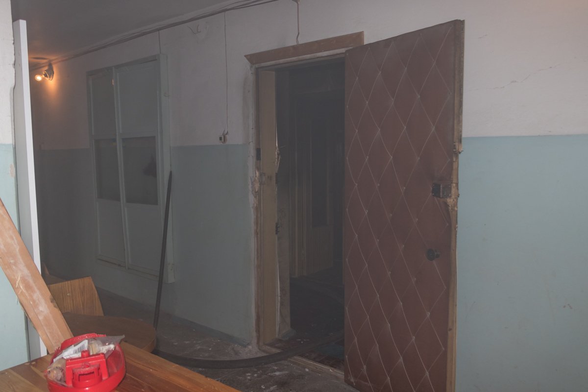 Горела квартира на четвертом этаже