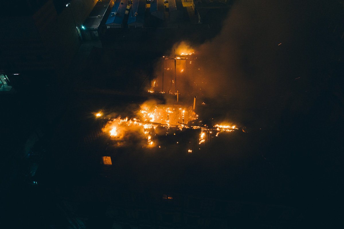 Площадь пожара составила более 150 квадратных метров