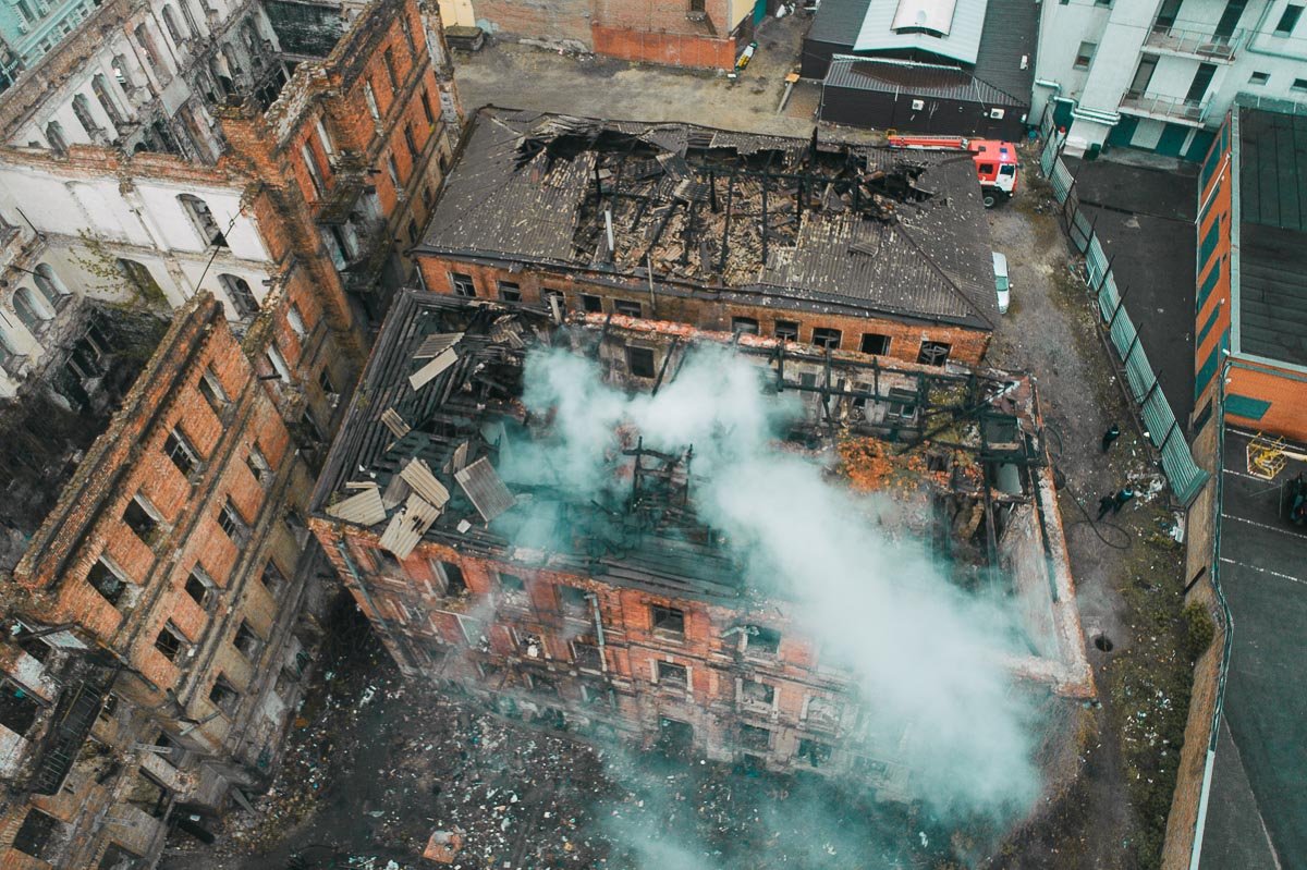 На Харьковской снова горел дом