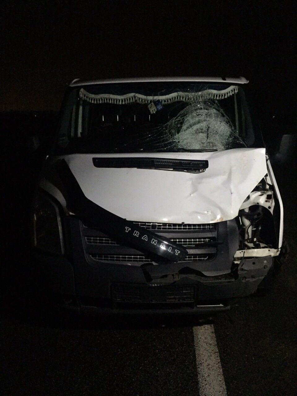 Автомобиль ехал в сторону Новомосковска