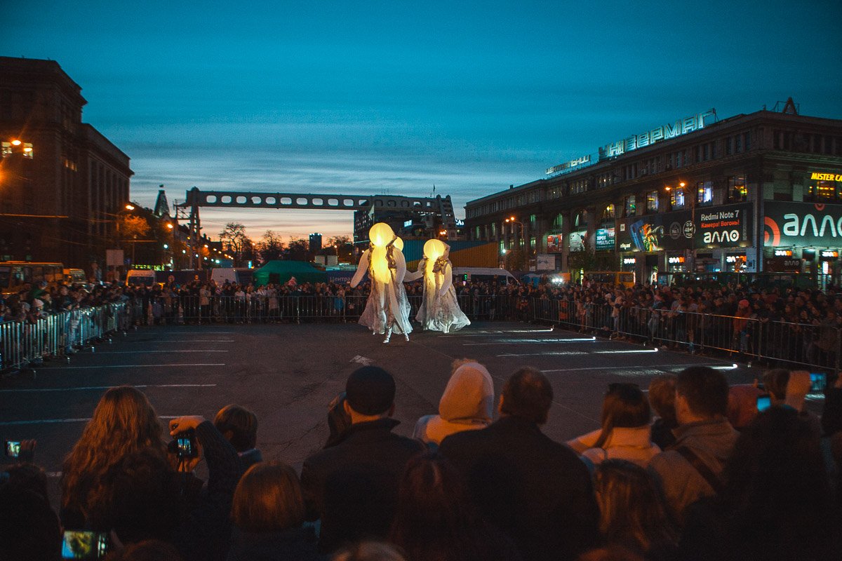 Вечером они смотрелись особенно красиво 