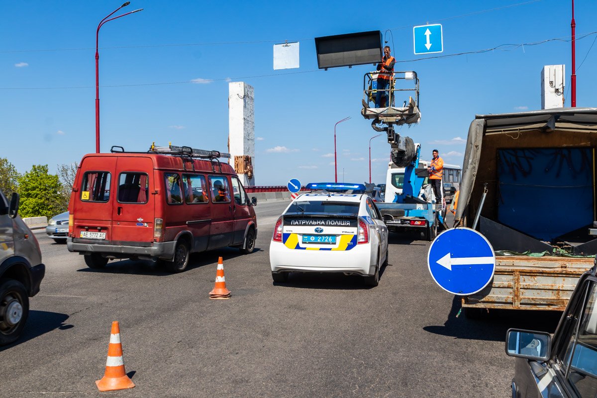 Все происходит под пристальным вниманием патрульной полиции