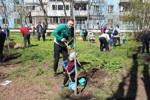 В Днепре высадили первый Кленовый сад 4