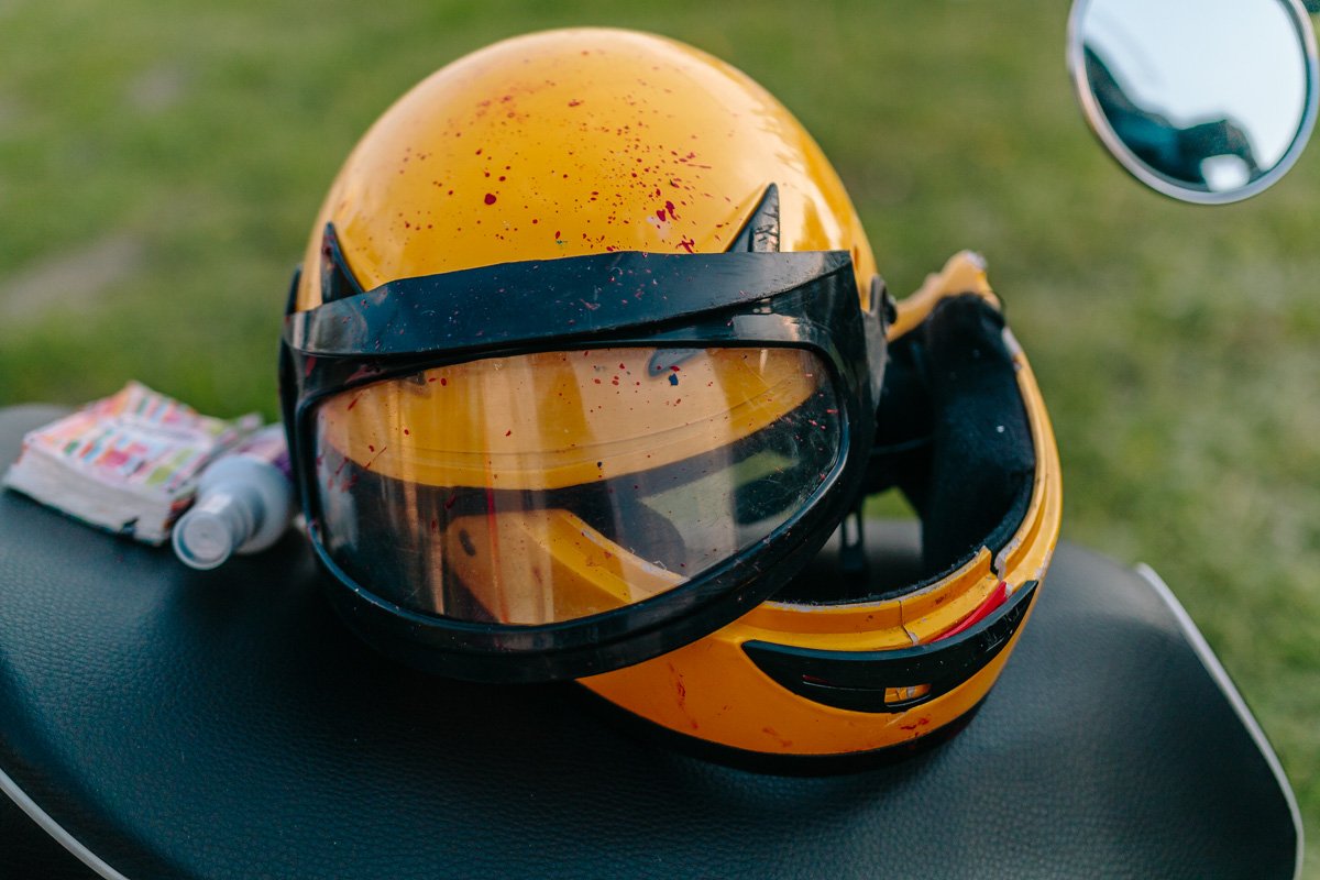 Благо, шлем смягчил удар Благо, шлем смягчил удар