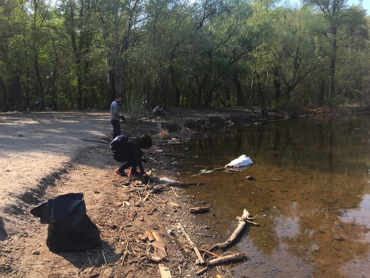 Компании Tiger Steel, Ecolamp и Dragon Steel провели #trashtag в Днепре 1