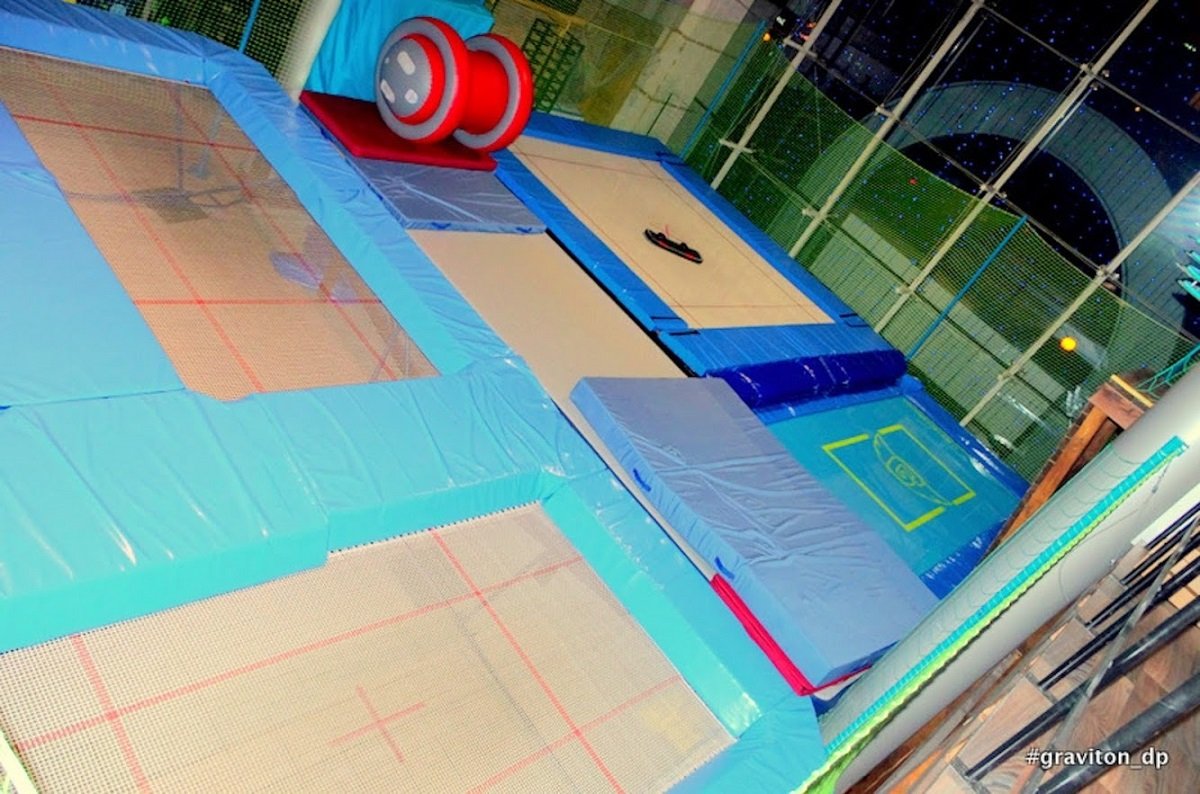 Батутный центр в Днепре 