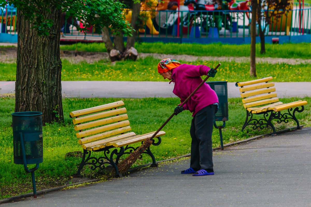 Чистота является плюсом парка Чистота является плюсом парка