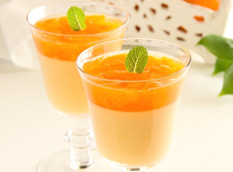 Полезные и вкусные рецепты: как приготовить имбирно-мандариновую панна-коту 1