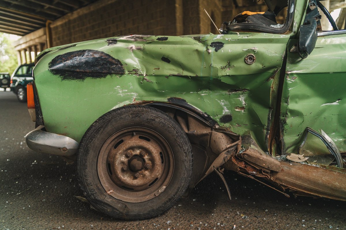 На месте работают сотрудники патрульной полиции На месте работают сотрудники патрульной полиции