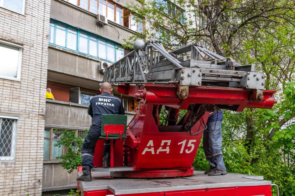 Пожар начался в квартире, расположенной на 7 этаже
