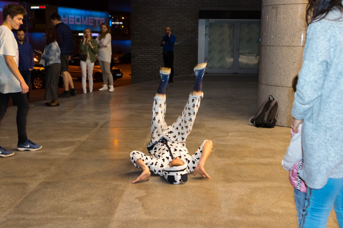 Выступление собрало много зрителей