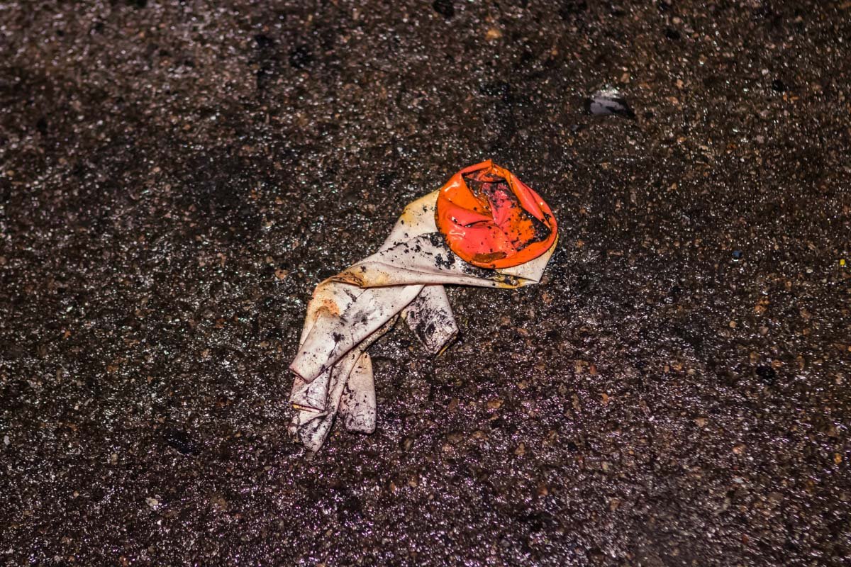 На месте нашли подозрительные предметы На месте нашли подозрительные предметы