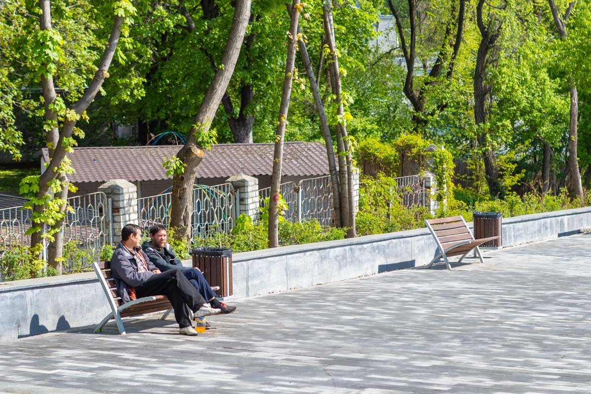 Еще год назад этот парк выглядел заброшенным 