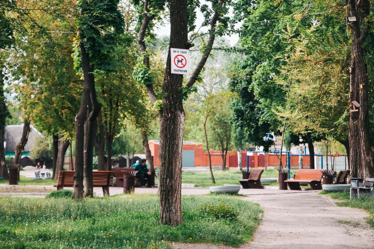 Легкий "ремонт" сделан в Амурском парке