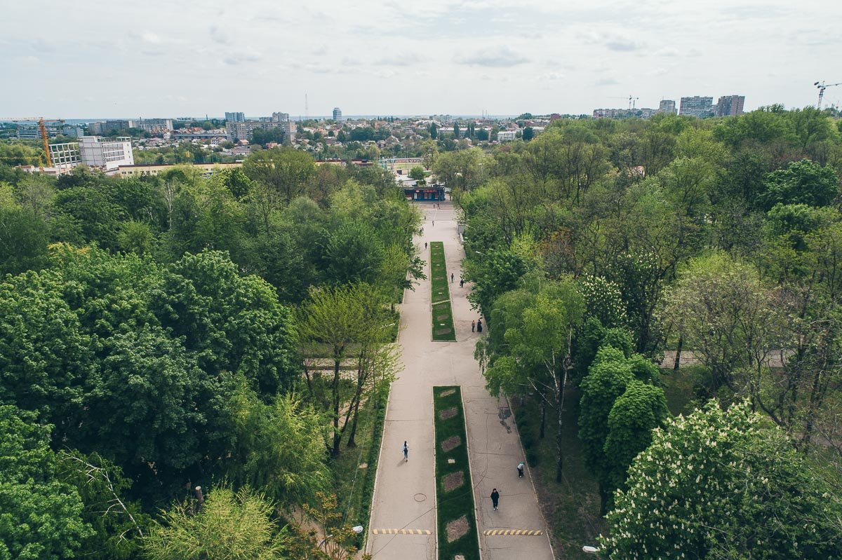 Так выглядит парк "Сосенки" с высоты