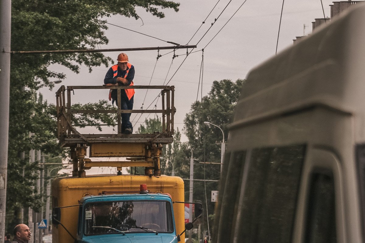 Бригада аварийной службы уже на месте