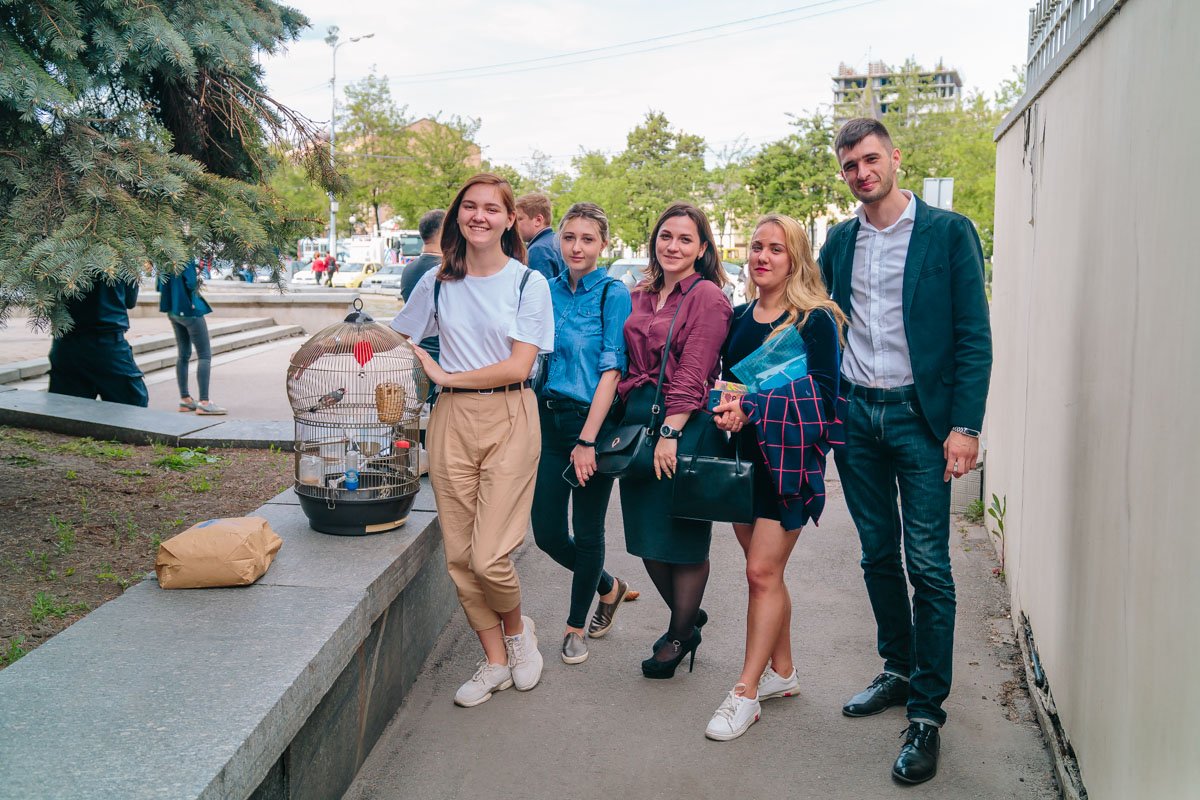 Минирование - повод для фото