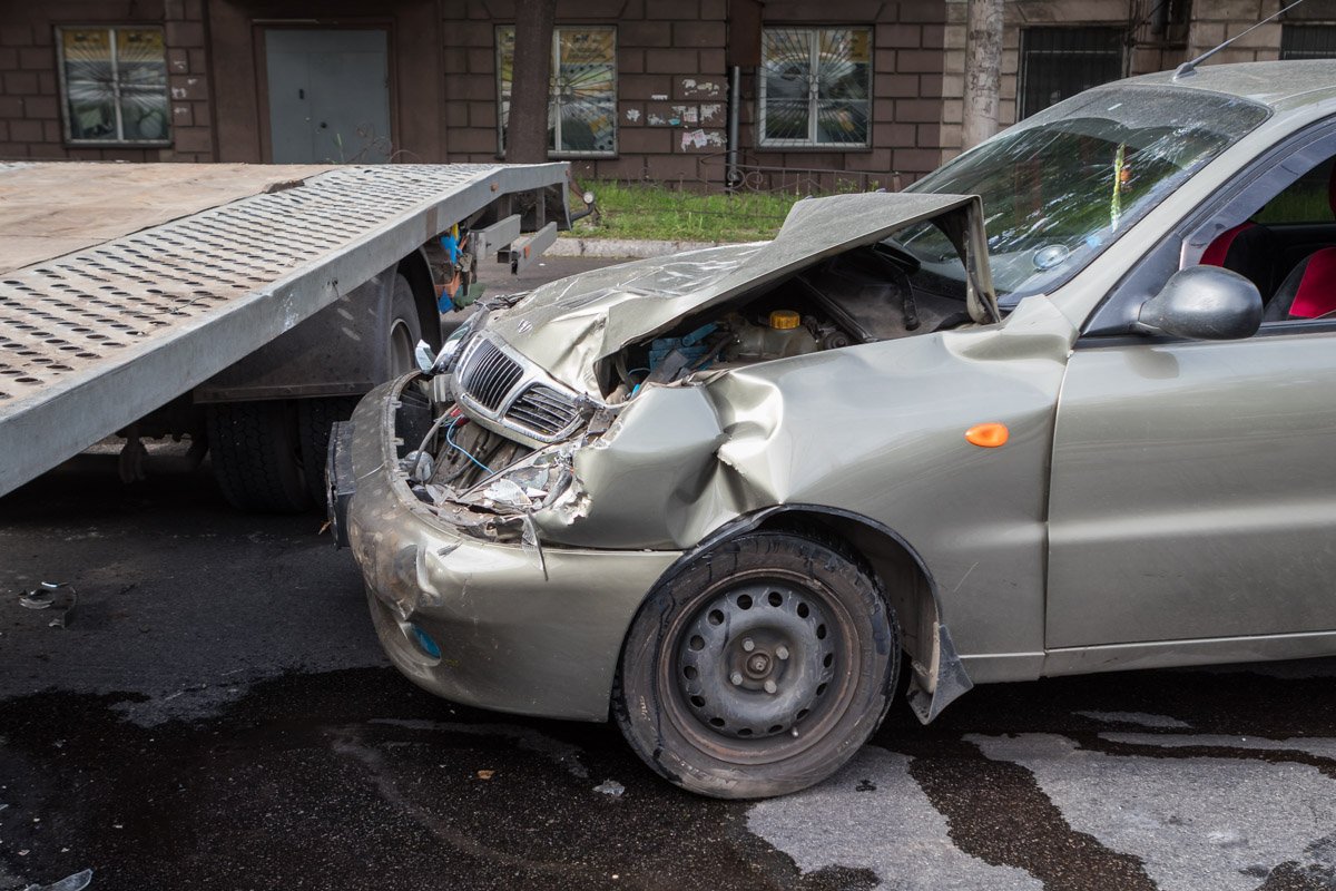 Водитель остался невредим Водитель остался невредим