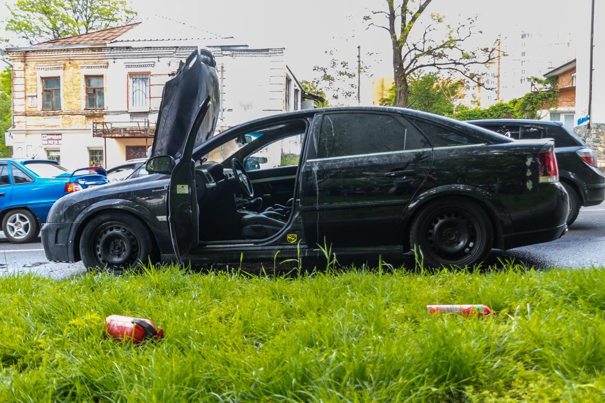 Мужчина попытался сам потушить авто, однако это не помогло Мужчина попытался сам потушить авто, однако это не помогло