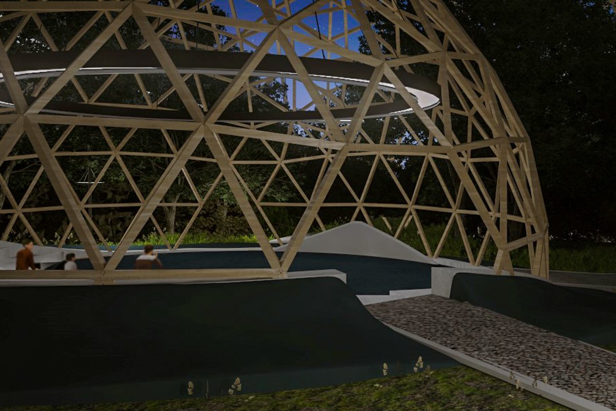 Дизайнеры продумают зону так, чтобы была возможность проводить спортивные соревнования и квесты