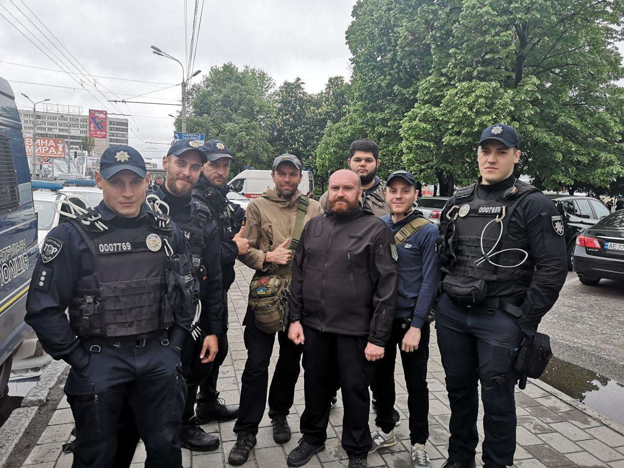 Полиция и "Медицинский корпус" начеку