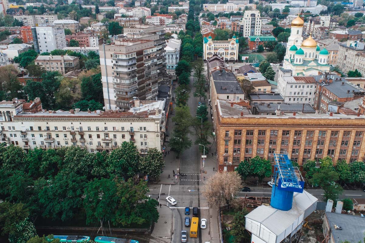 Несмотря на погоду, улицы Днепра прекрасны