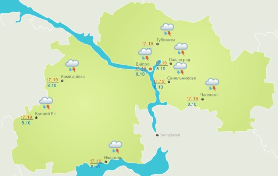 Данные гидрометцентра