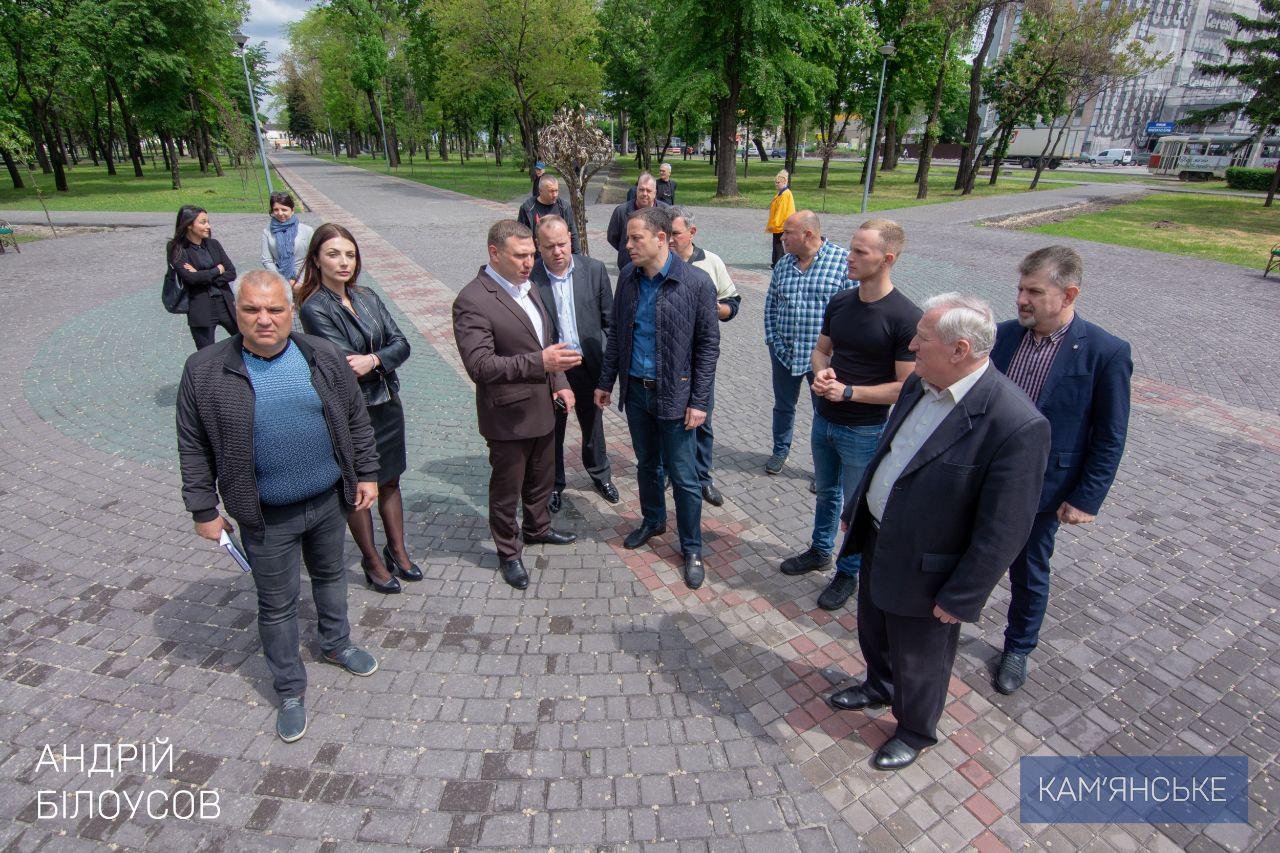Как продвигается реконструкция главного сквера Каменского 7