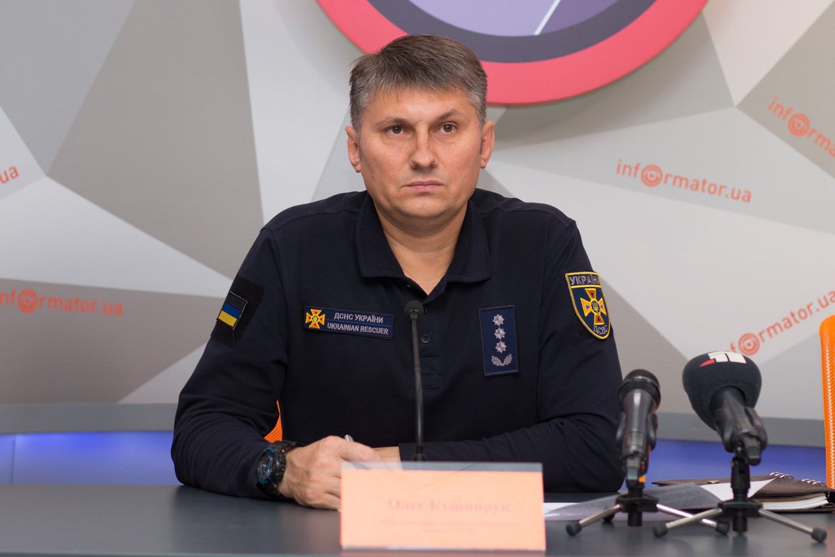 Олег Кушнерук — начальник оперативно-координационного центра ГУ ГСЧС Олег Кушнерук — начальник оперативно-координационного центра ГУ ГСЧС