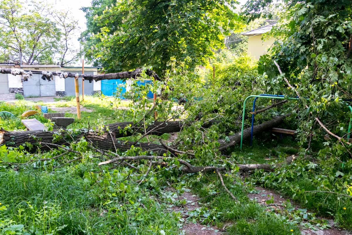 На площадке отдыхают пенсионеры