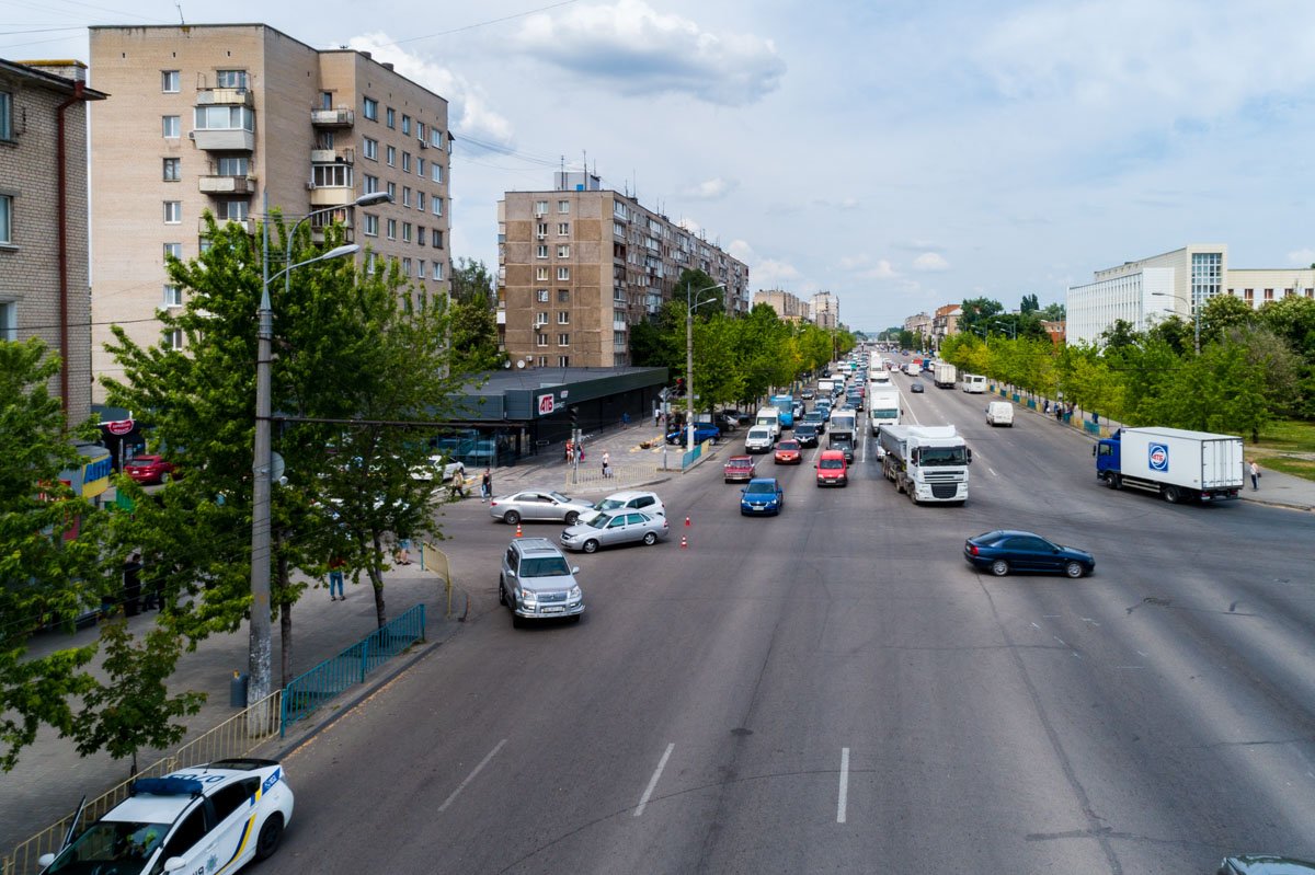 Образовалась пробка 