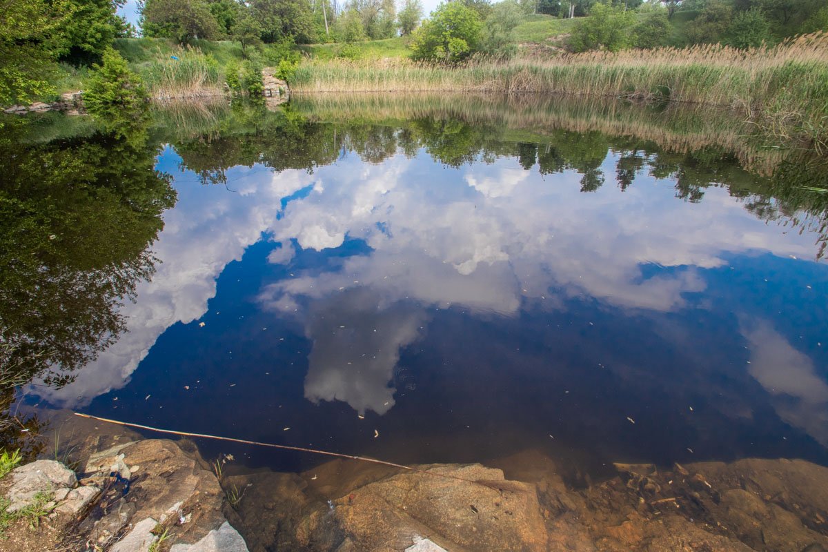 Небо целует озеро Небо целует озеро