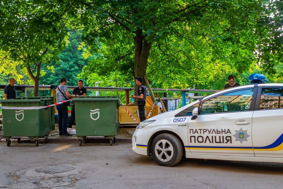 На место вызвали сотрудников патрульной полиции