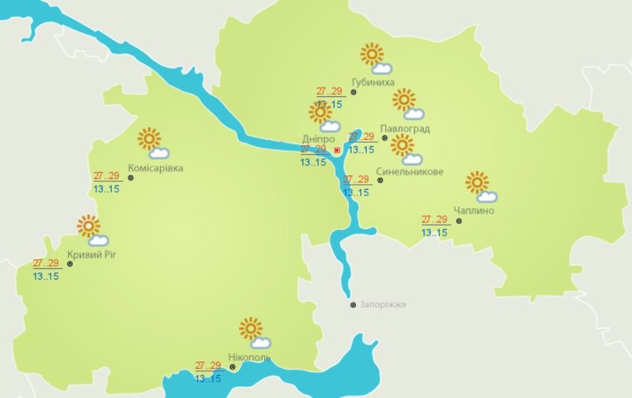 Данные гидрометцентра