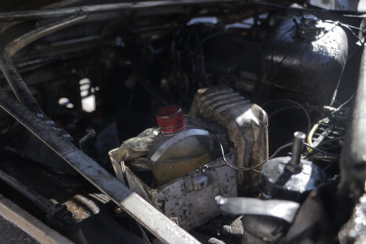 Предварительно, причиной пожара стало замыкание в катушке генератора