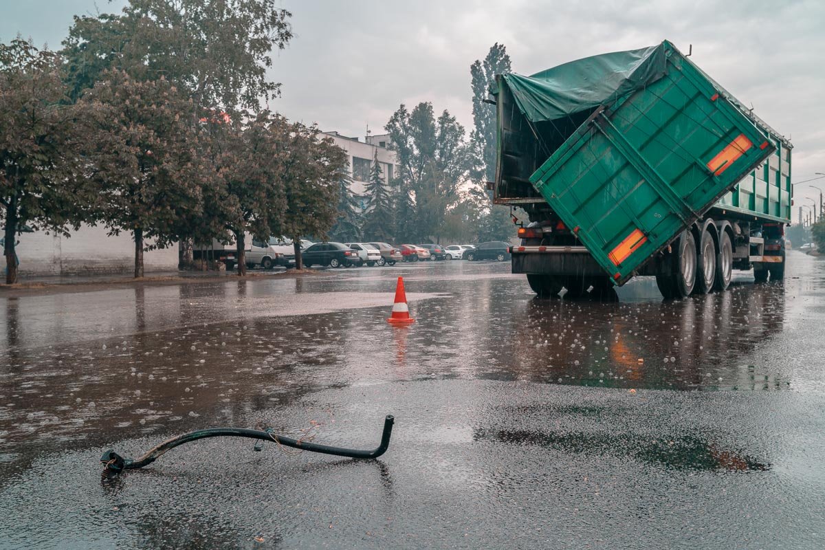 Водитель жаловался на погодные условия