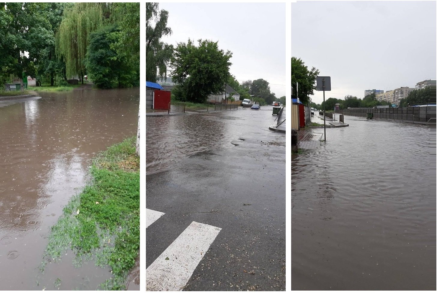 в Днепре затопило целый район в Днепре затопило целый район