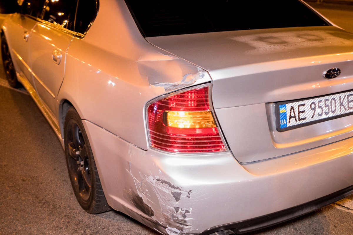 22 мая на проспекте Слобожанский произошло ДТП с участием мопеда Delta и Subaru Legacy