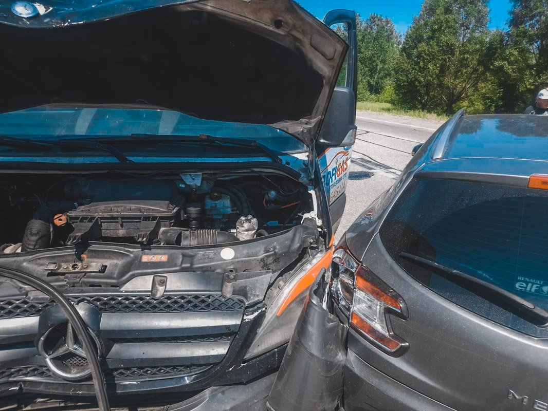 Авария произошла около 10:30