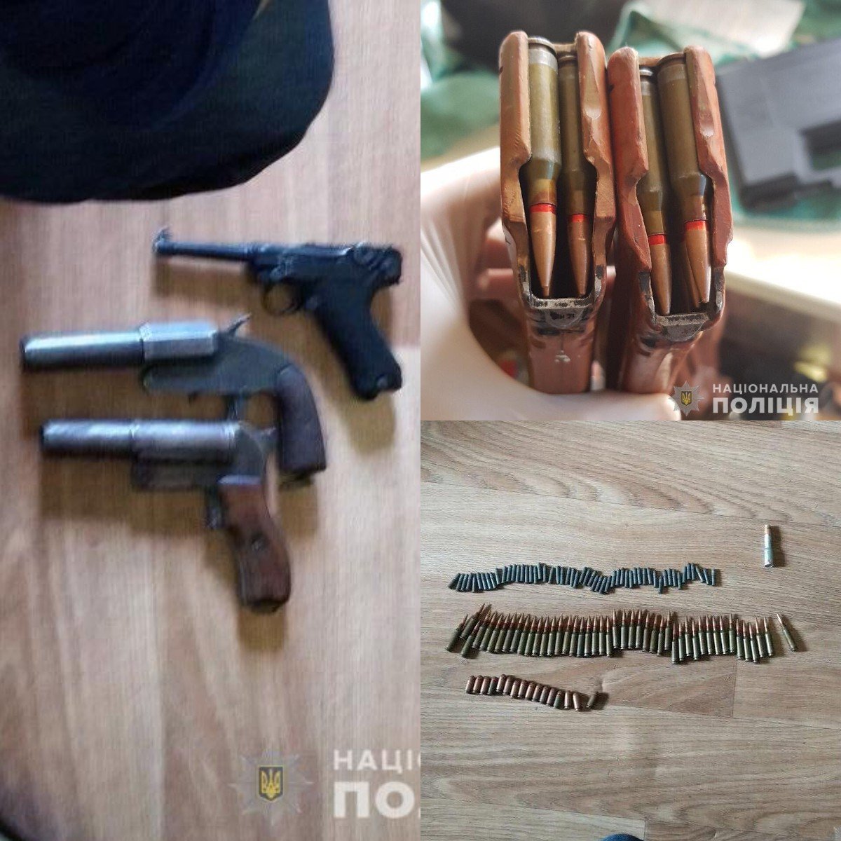 В Днепре у мужчины в квартире нашли три пистолета и патроны