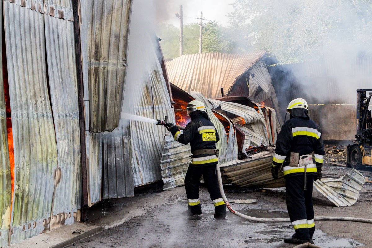 Побороли огонь Побороли огонь