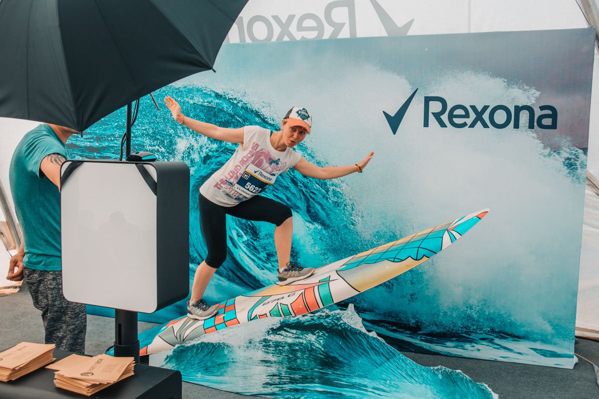 Одним из спонсоров марафона стала Rexona 