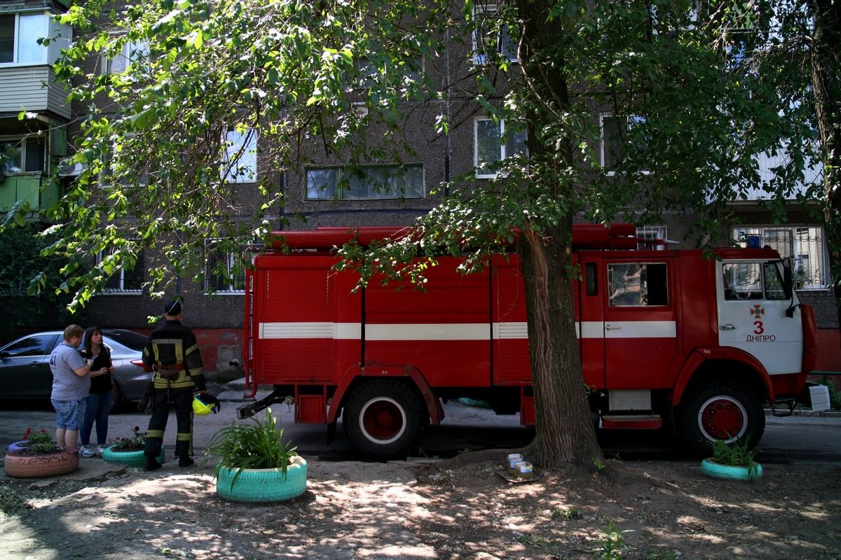 Жильцы потушили возгорание до приезда спасателей