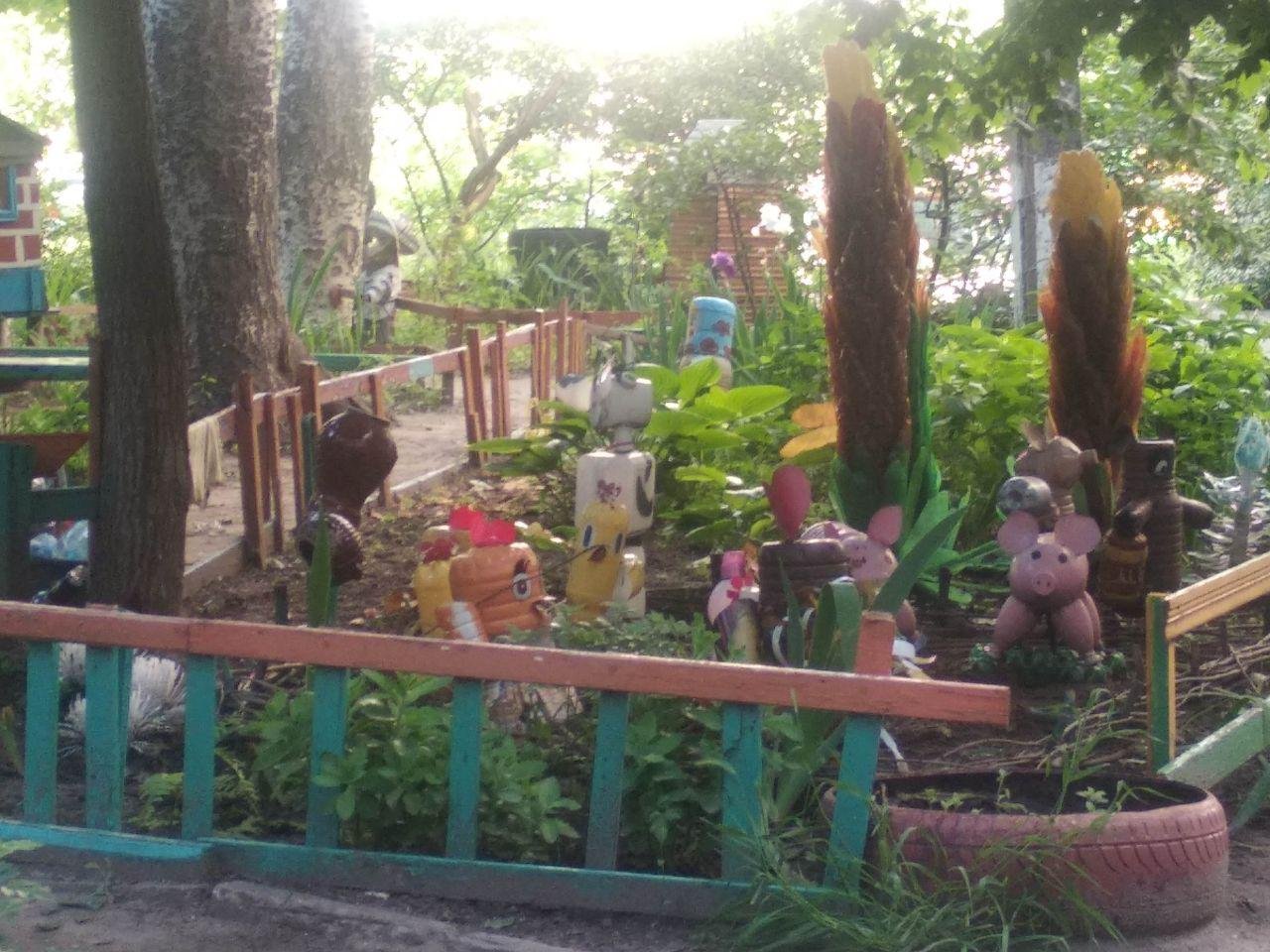 Зоопарк на клумбе