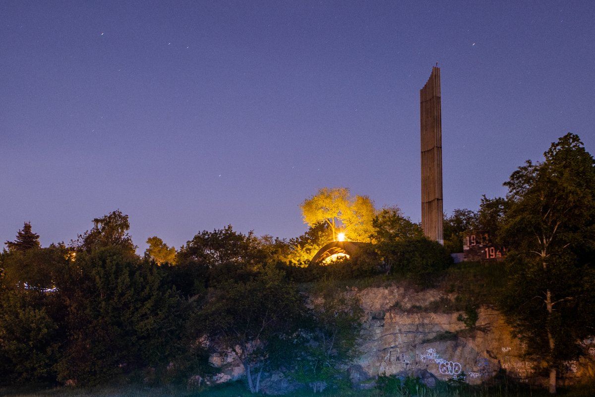 Памятник Безымянная Высота впечатляет своей масштабностью 