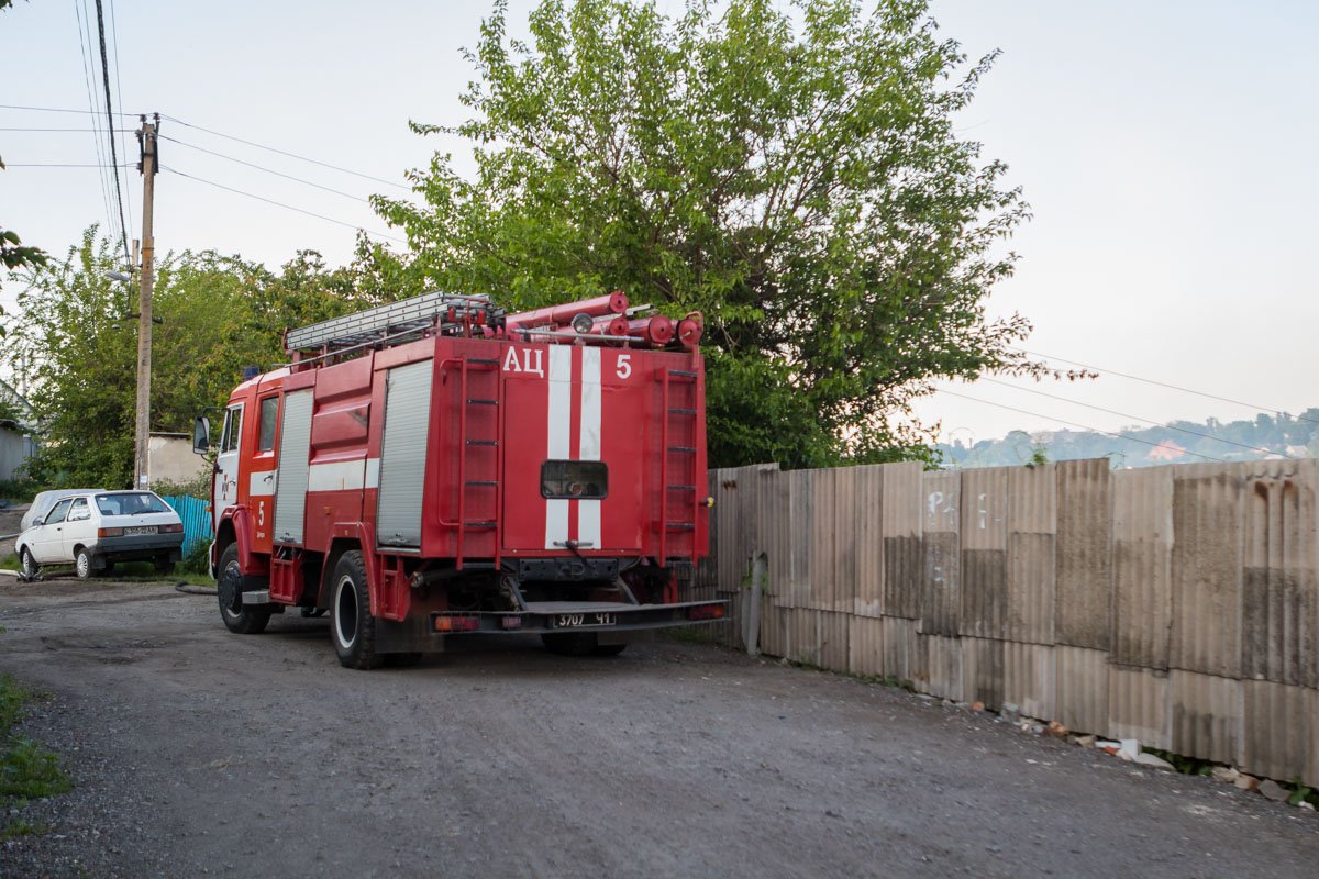 На борьбу с огнем у пожарных ушло около получаса