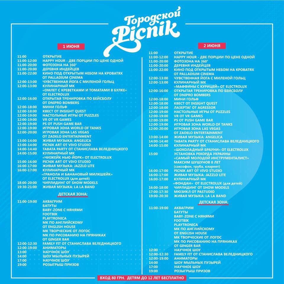 Welcome to the USA: в Днепре пройдет необычный городской пикник 1